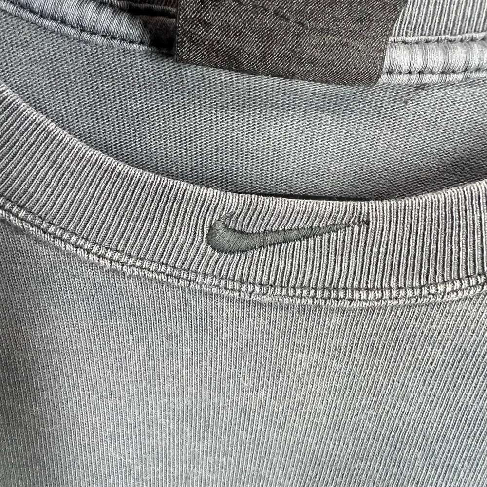 Nike Sportswear Pocket Long T-Shirt Womens M Black Acid Wash CZ9862-010 EUC